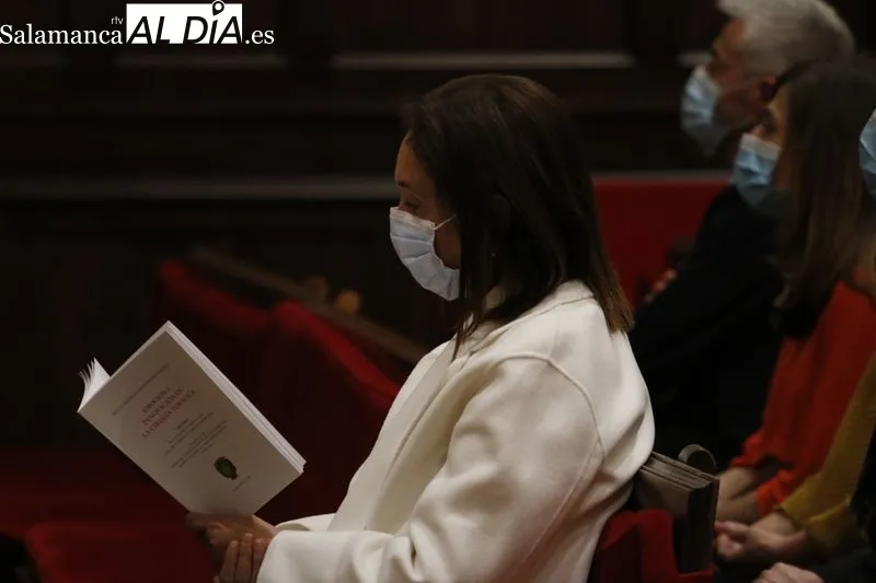 Acto en el Paraninfo de la Universidad de Salamanca