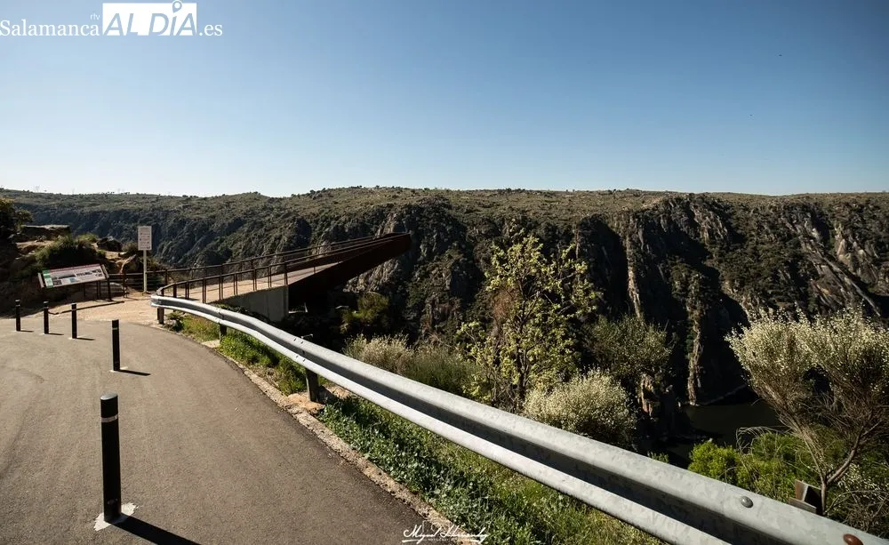Imágenes del nuevo mirador del Fraile, en Aldeadávila de la Ribera | FOTOS: Miguel Hernández