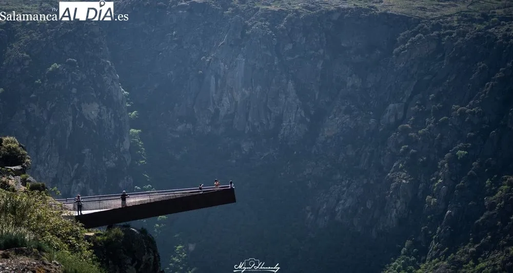 Imágenes del nuevo mirador del Fraile, en Aldeadávila de la Ribera | FOTOS: Miguel Hernández