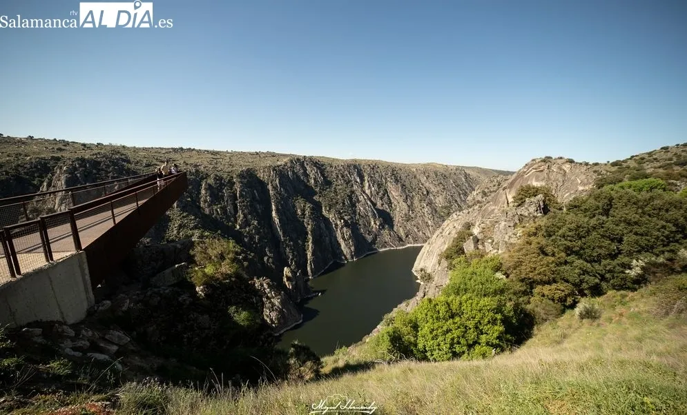 Imágenes del nuevo mirador del Fraile, en Aldeadávila de la Ribera | FOTOS: Miguel Hernández
