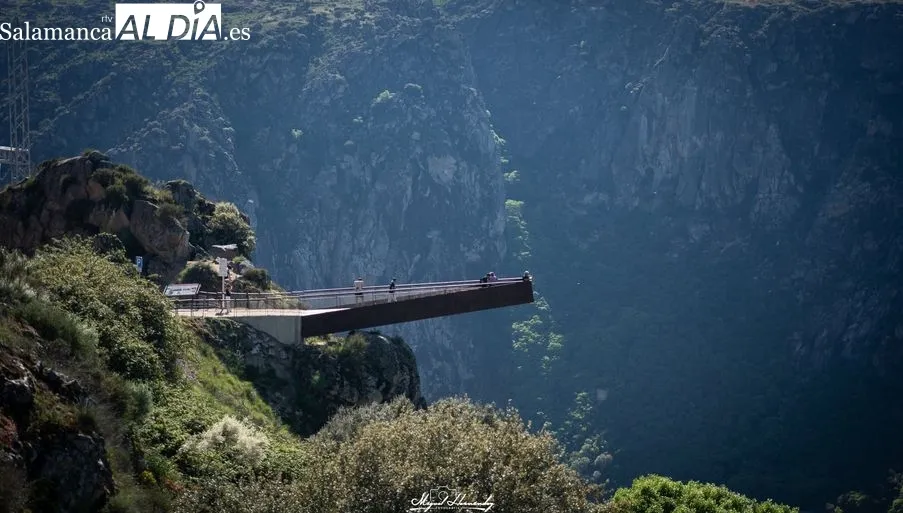 Imágenes del nuevo mirador del Fraile, en Aldeadávila de la Ribera | FOTOS: Miguel Hernández