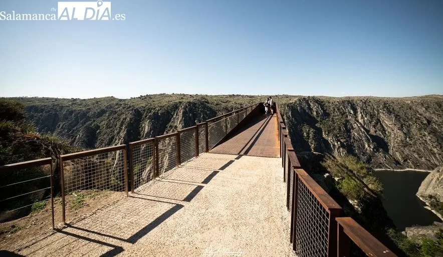 Imágenes del nuevo mirador del Fraile, en Aldeadávila de la Ribera | FOTOS: Miguel Hernández