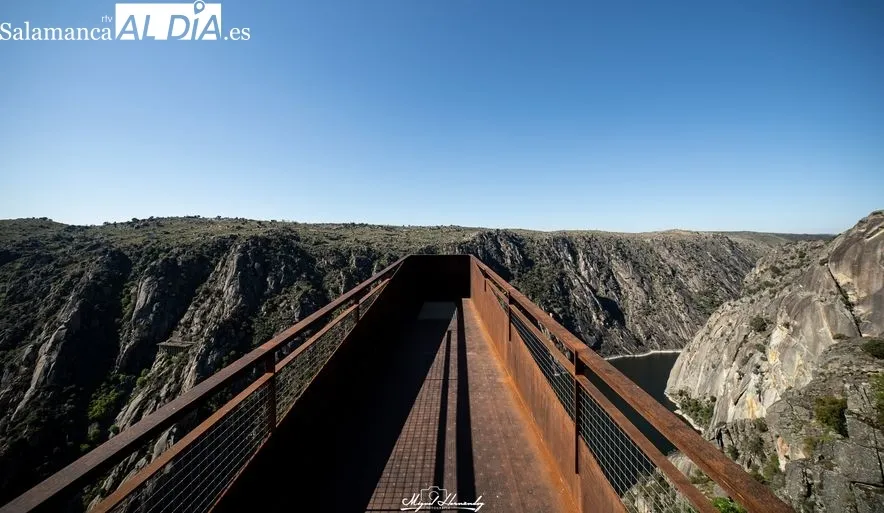 Imágenes del nuevo mirador del Fraile, en Aldeadávila de la Ribera | FOTOS: Miguel Hernández