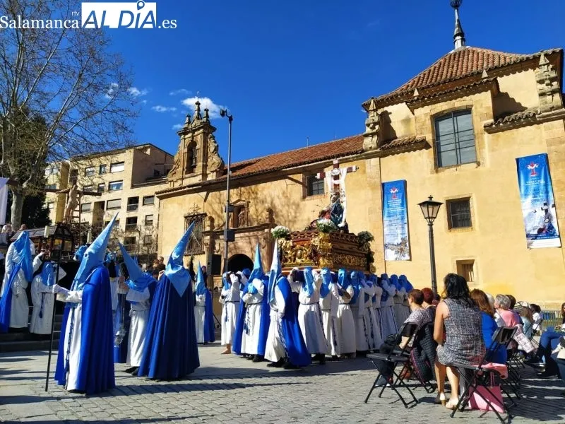 Imagen de archivo de una de las procesiones de la Vera Cruz en la última Semana Santa. Foto de David Sañudo