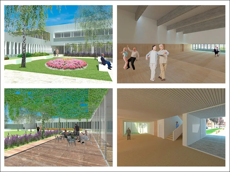 Foto 2 - El futuro centro de mayores de Chamber&iacute; aspira a convertirse en referencia de los barrios trastormesinos