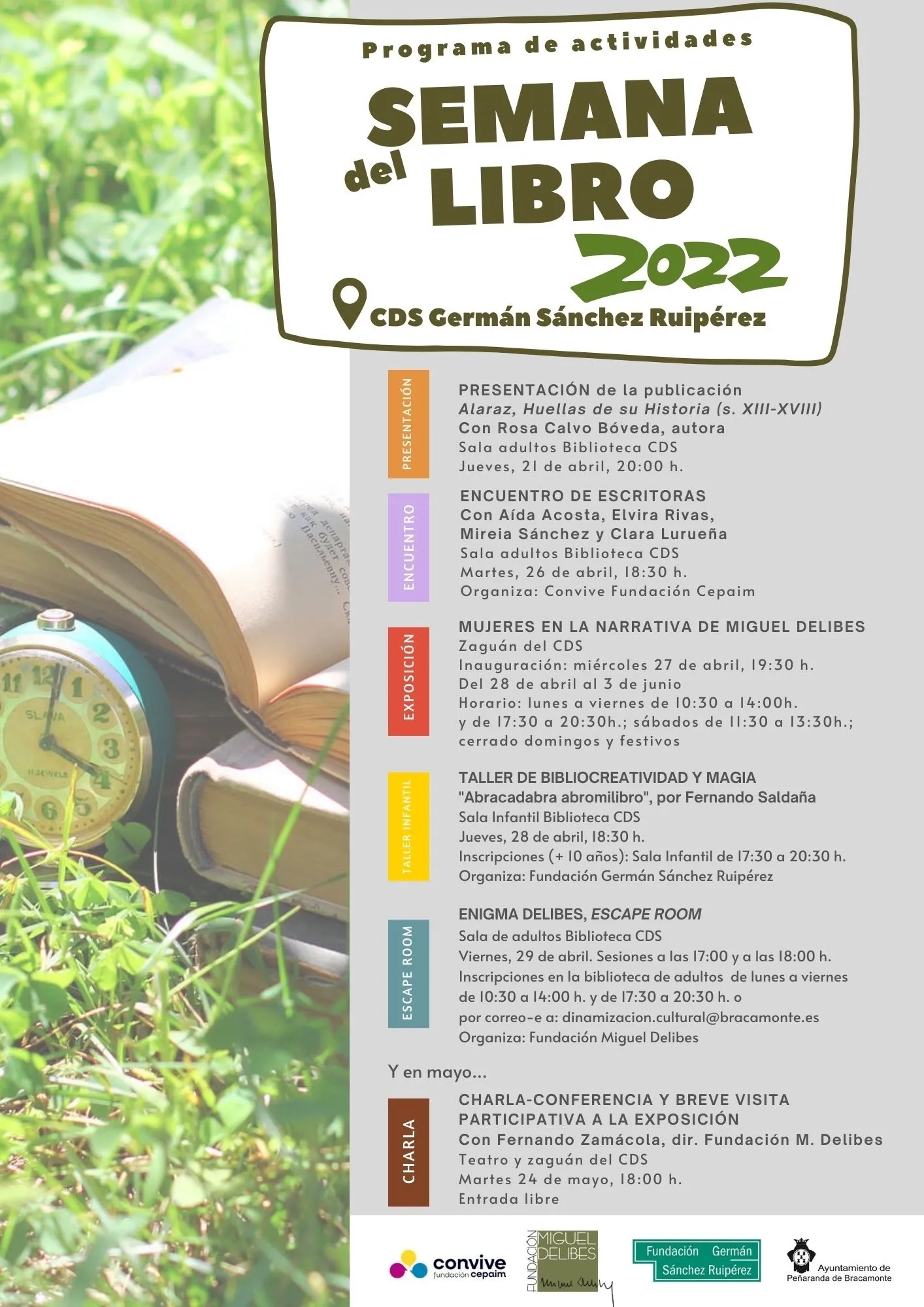 Foto 4 - Charlas, exposici&oacute;n o un Escape Room protagonizan la semana del libro y el mes de Miguel Delibes en la Biblioteca 