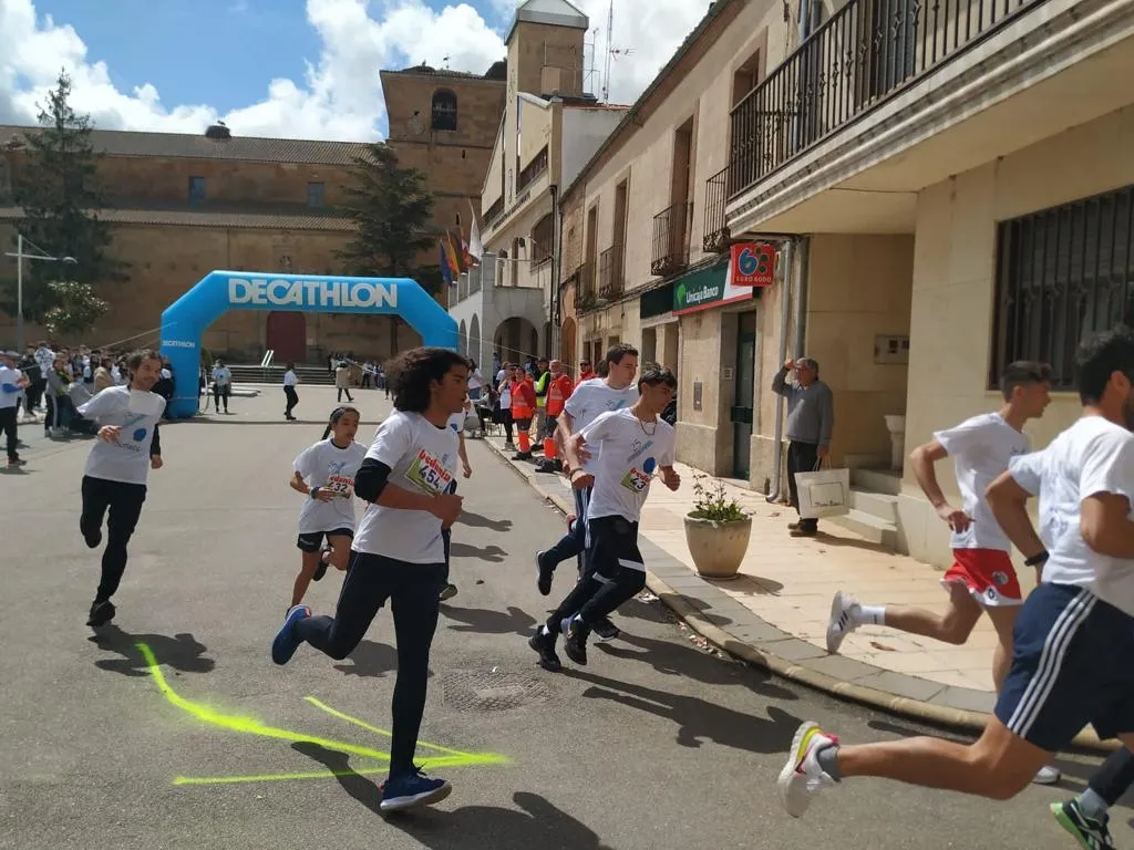 La carrera solidaria de Las Villas se celebraba este miércoles en Babilafuente