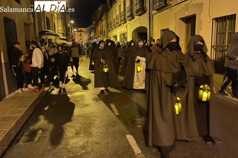 Peñaranda ha vivido la primera procesión de Penitencia el Lunes Santo