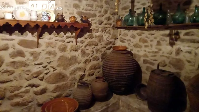 Los chicos de Asprodes en la casa museo El Pereduz