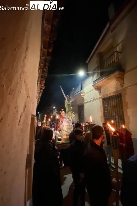 La imagen de Jesús en el Huerto de los Olivos ha procesionado por primera vez en Macotera