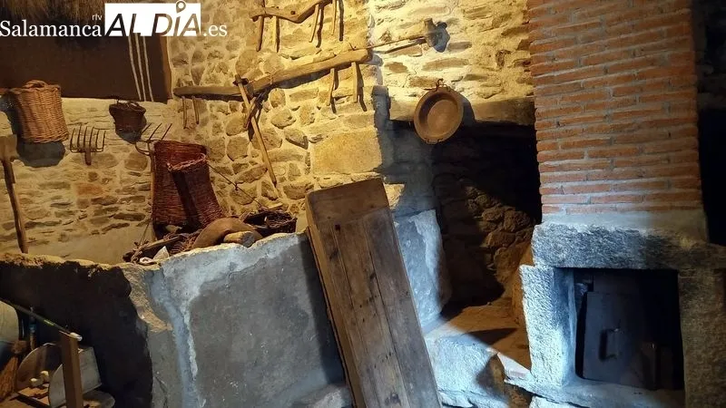 Los chicos de Asprodes en la casa museo El Pereduz