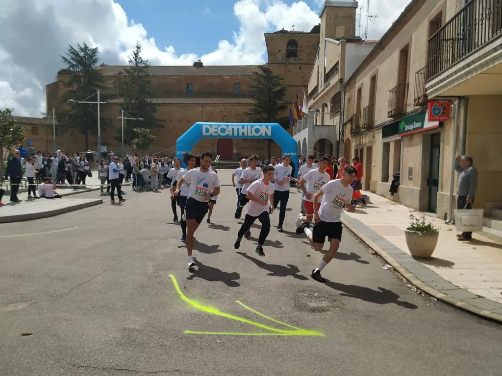 La carrera solidaria de Las Villas se celebraba este miércoles en Babilafuente
