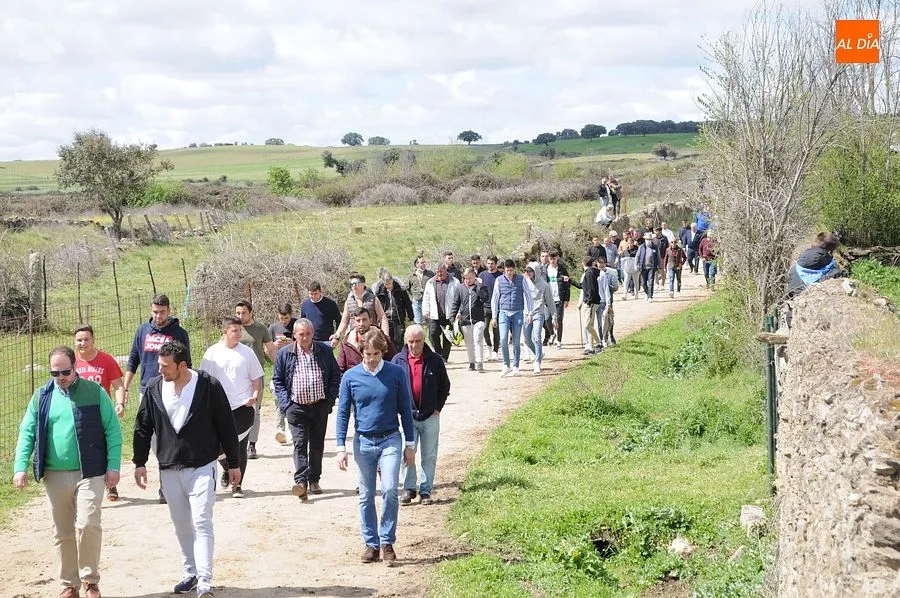 Multitudinario encierro a caballo en Gallegos de Argañán/ Rep.Gráfico: Adrián M. Pastor