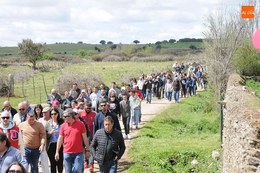 Multitudinario encierro a caballo en Gallegos de Argañán/ Rep.Gráfico: Adrián M. Pastor