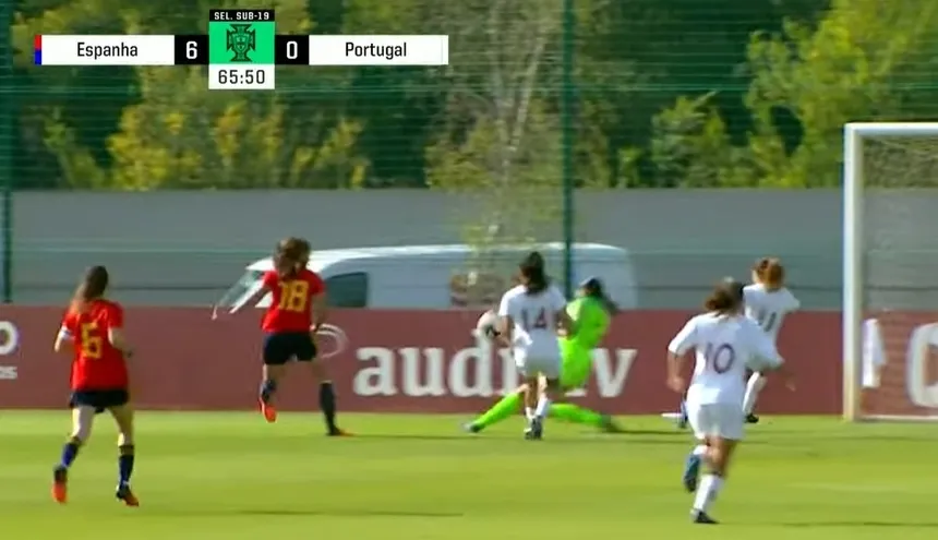 Foto 4 - Carmen &Aacute;lvarez S&aacute;nchez firma un hat-trick en la victoria de Espa&ntilde;a ante Portugal