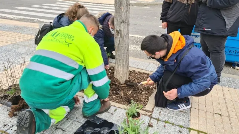 Participantes en el proyecto Alcorques Savios en Salamanca - Savia-Ayto. Salamanca