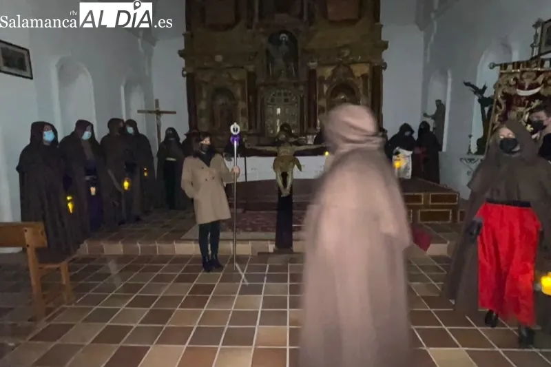 Peñaranda ha vivido la primera procesión de Penitencia el Lunes Santo