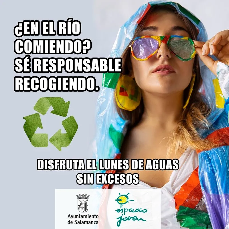 Carteles diseñados por el Ayuntamiento para esta campaña con motivo del Lunes de Aguas