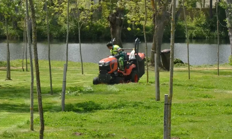 Foto 2 - Ma&ntilde;ana de preparativos en el entorno del r&iacute;o para celebrar el Lunes de Aguas