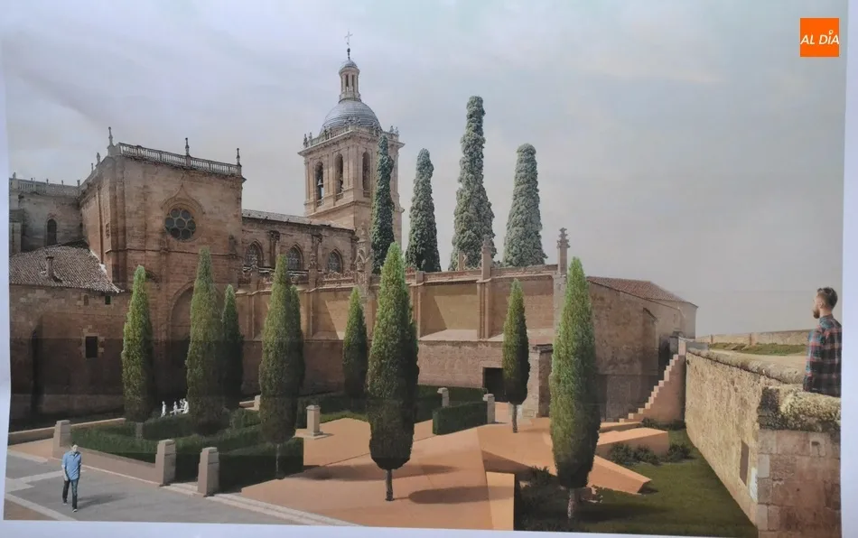 Foto 7 - Prosiguen las obras de la Plazuela de Amayuelas con la recreaci&oacute;n del &ldquo;dramatismo&rdquo;