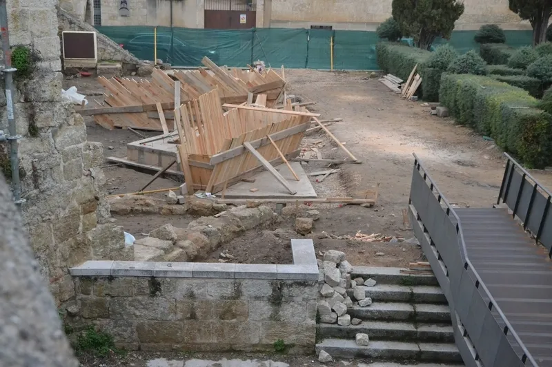 Foto 2 - Prosiguen las obras de la Plazuela de Amayuelas con la recreaci&oacute;n del &ldquo;dramatismo&rdquo;