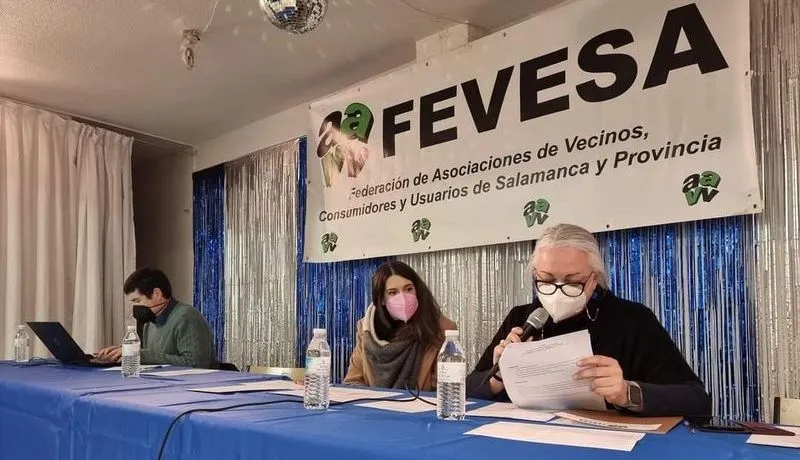 Asamblea general de Fevesa, celebrada el domingo 3 de abril, en el Espacio de Participación Ciudadana Pepita Mena en barrio de San José. Foto FEVESA
