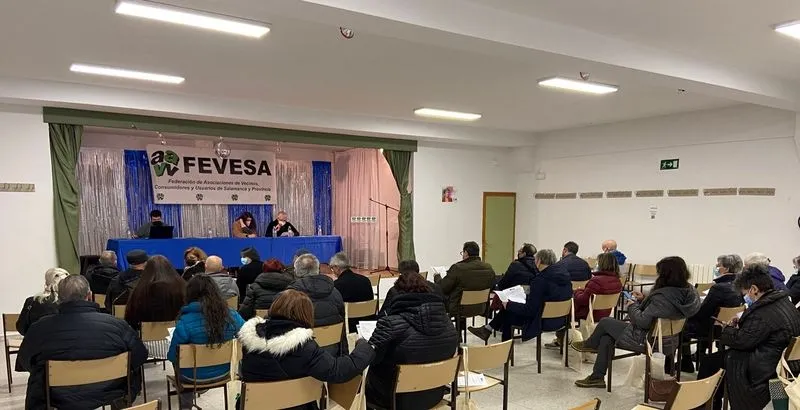 Asamblea general de Fevesa, celebrada el domingo 3 de abril, en el Espacio de Participación Ciudadana Pepita Mena en barrio de San José. Foto FEVESA