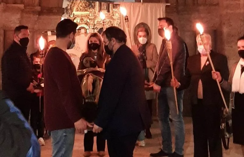 Foto 5 - San Andr&eacute;s brinda una procesi&oacute;n extra en la que participaron dos mujeres y un ni&ntilde;o ucranianos