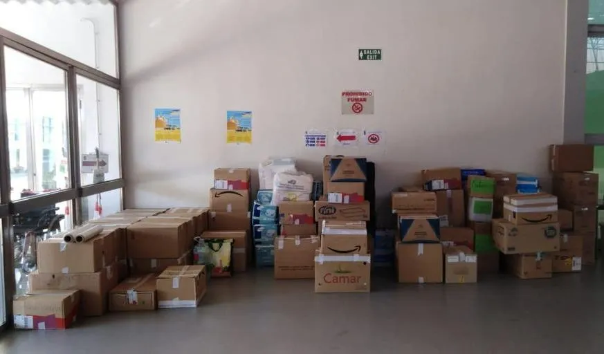 Foto 6 - Ciudad Rodrigo dona a Ucrania 770&euro; de Fila 0 y un cami&oacute;n entero de productos y materiales