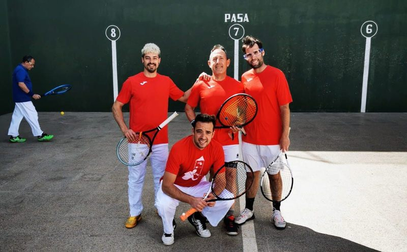 El trabanquino Víctor Carrasco Hernández asciende a División de Honor en frontenis con el Club de Tenis Benicarló