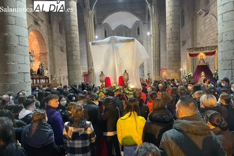 La procesión del Humilladero se veía suspendida tras el aguacero caído durante el desfile