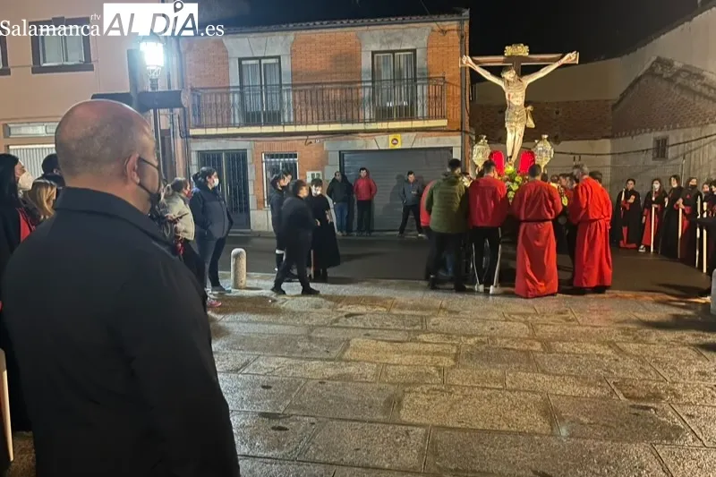 La procesión del Humilladero se veía suspendida tras el aguacero caído durante el desfile