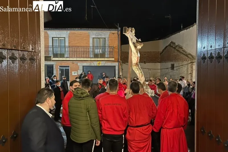 La procesión del Humilladero se veía suspendida tras el aguacero caído durante el desfile
