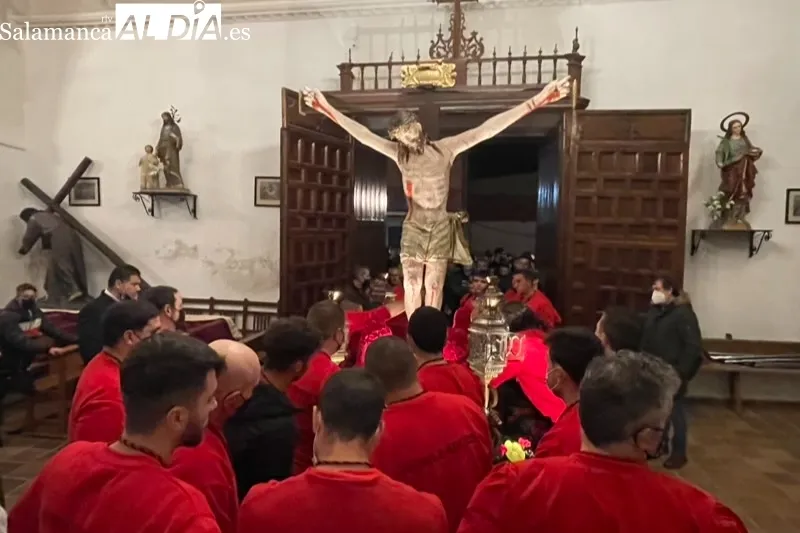 La procesión del Humilladero se veía suspendida tras el aguacero caído durante el desfile