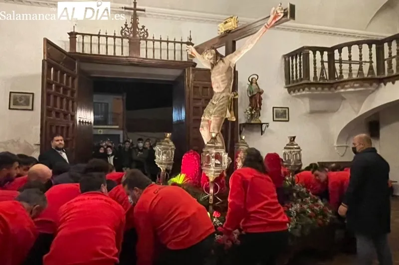 La procesión del Humilladero se veía suspendida tras el aguacero caído durante el desfile