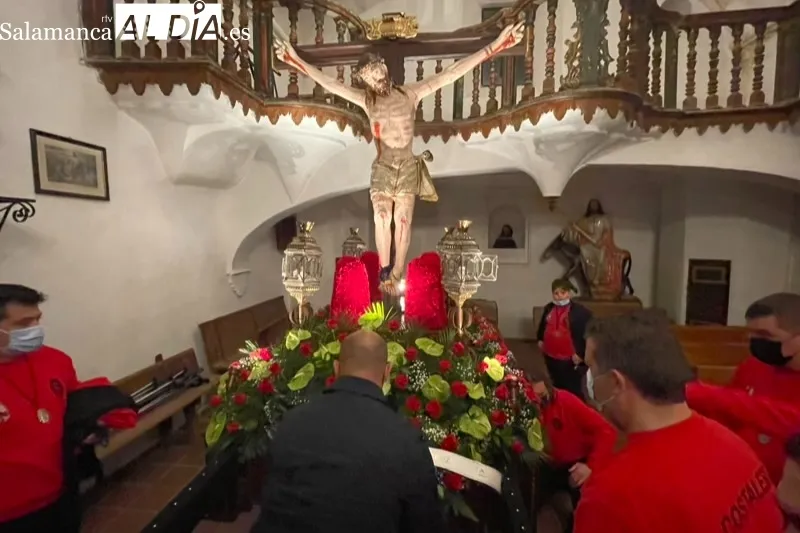 La procesión del Humilladero se veía suspendida tras el aguacero caído durante el desfile