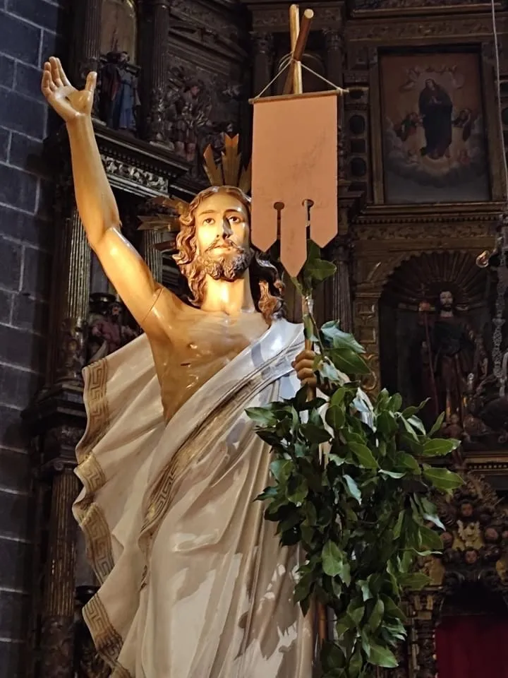 Santiago de la Puebla ha celebrado este domingo la procesión del encuentro
