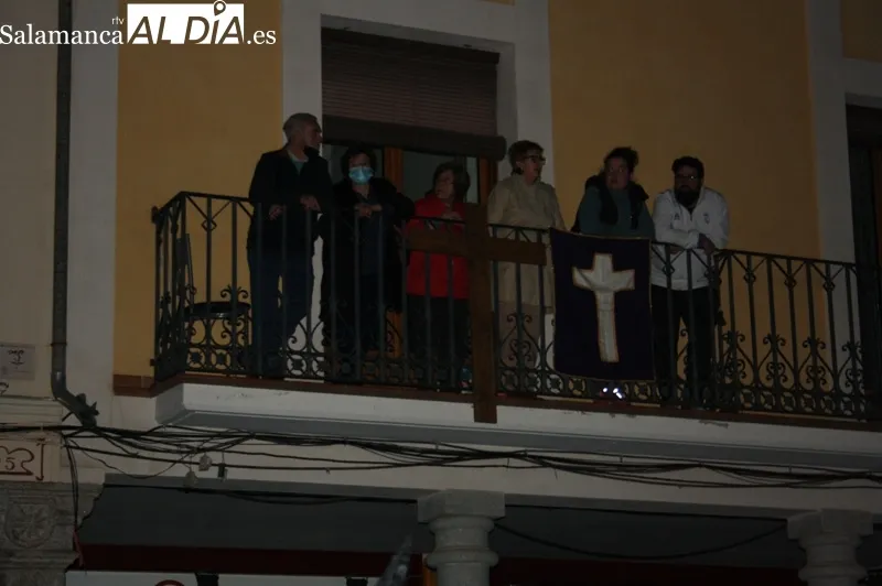 La Procesión del Encuentro volvía este Jueves Santo a las Plazas de Peñaranda