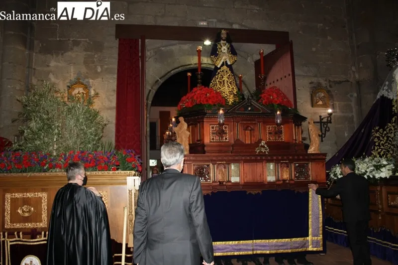 La Procesión del Encuentro volvía este Jueves Santo a las Plazas de Peñaranda