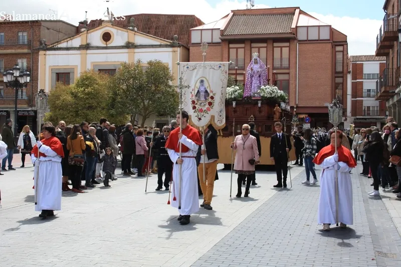 La Santísima Virgen de la Misericordia desfilaba en su fiesta anual tras dos años sin poder hacerlo 