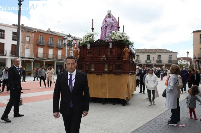 La Santísima Virgen de la Misericordia desfilaba en su fiesta anual tras dos años sin poder hacerlo 