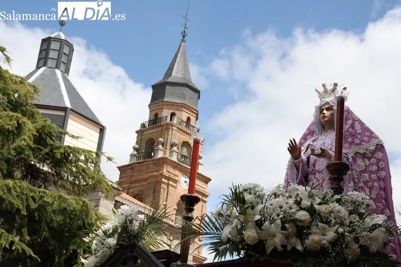 La Santísima Virgen de la Misericordia desfilaba en su fiesta anual tras dos años sin poder hacerlo 