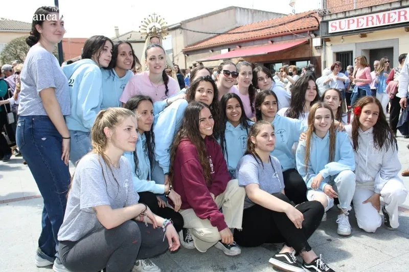 Los Quintos de Alaraz han vuelto a protagonizar su histórica romeria