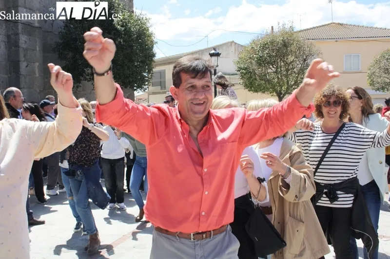 Los Quintos de Alaraz han vuelto a protagonizar su histórica romeria