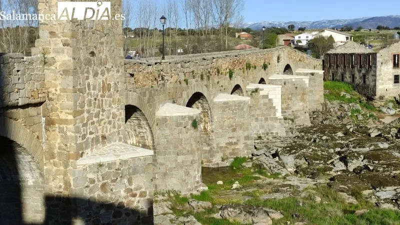 Estado del río Tormes a su paso por Puente del Congosto