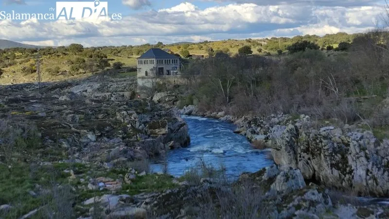 Estado del río Tormes a su paso por Puente del Congosto
