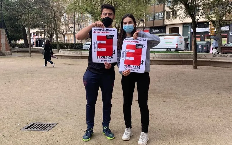Los jovenes reivindican el 31M de la España Vaciada
