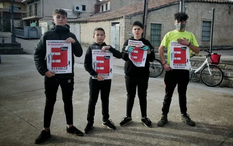 Los jovenes reivindican el 31M de la España Vaciada