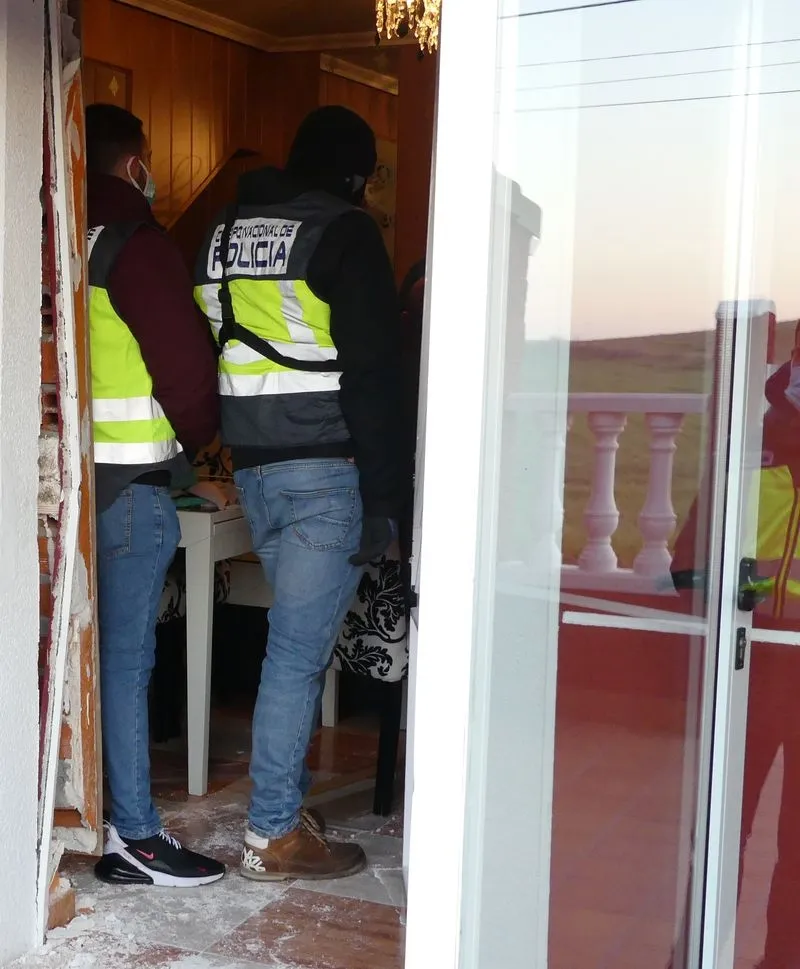 Imágenes de esta operación facilitadas por la Policía Nacional de Salamanca