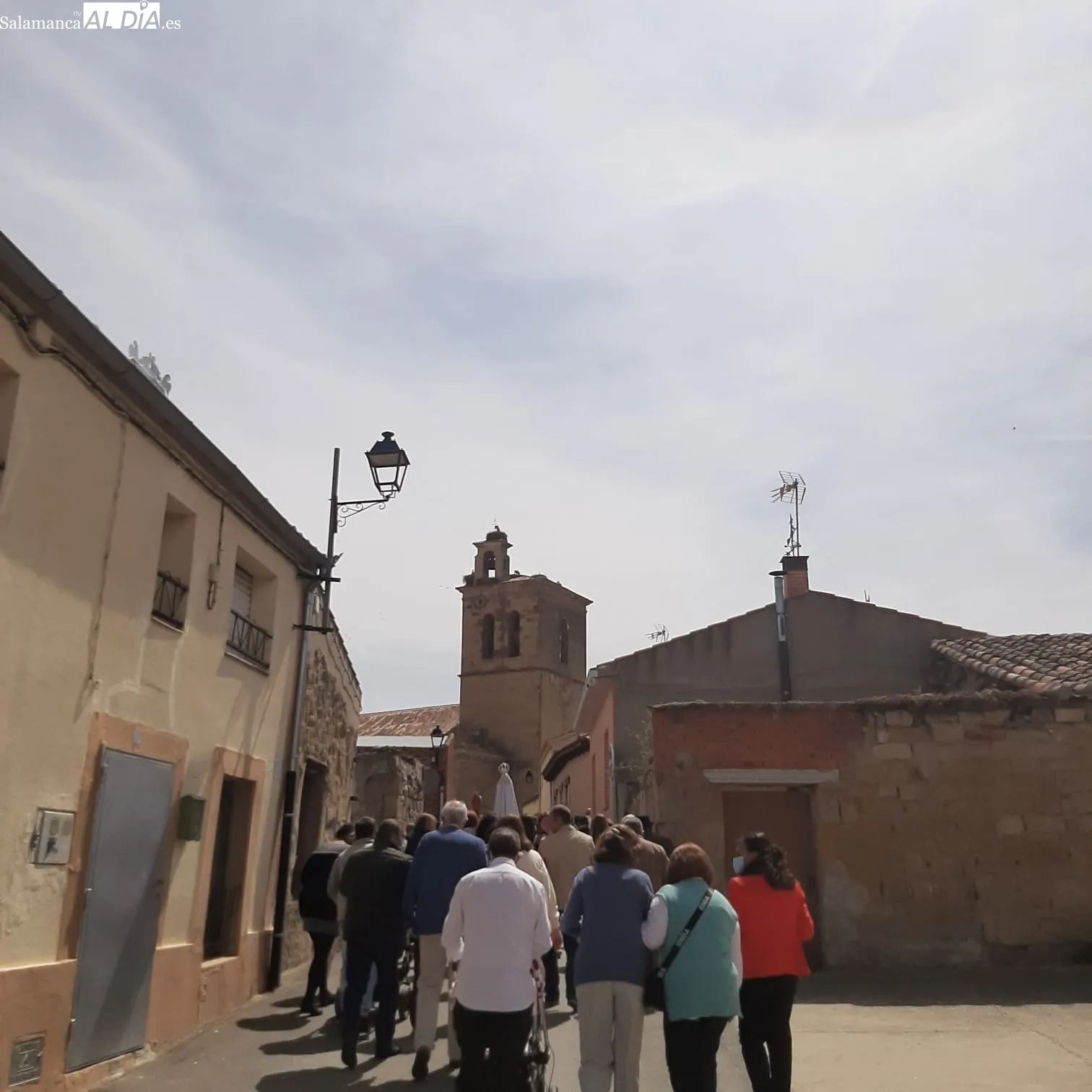 La plaza de Cantalpino se convertía en epicentro de la procesión del Encuentro